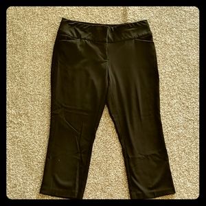 Maurice's cropped black dress pants